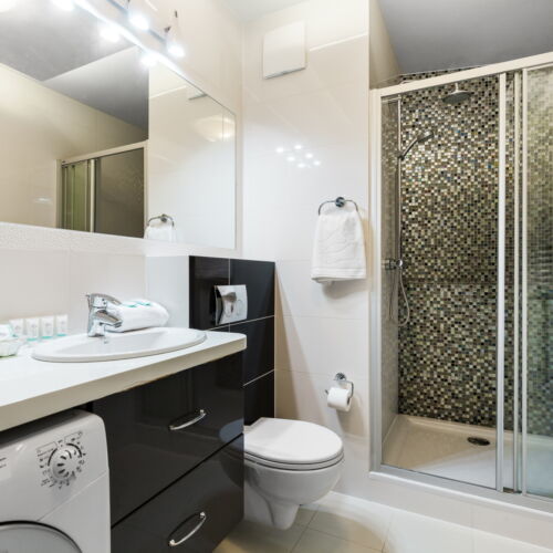 Apartament 4-osobowy z łazienką z widokiem na miasto