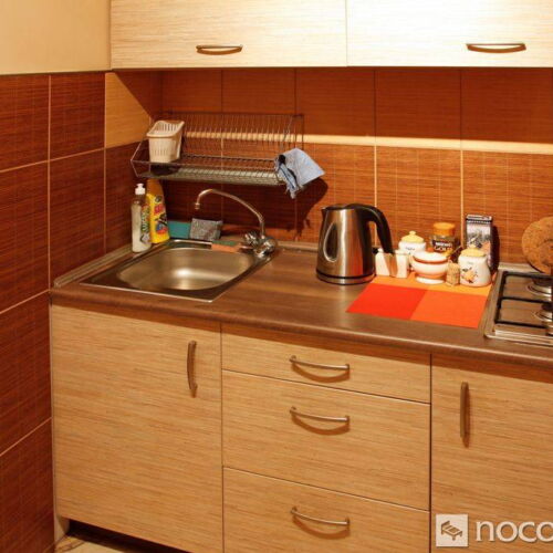 Camera cu grădină cu duș pentru 6 pers.