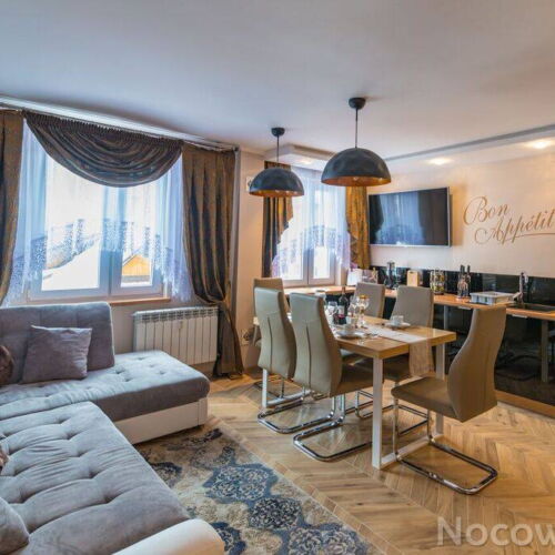 Apartament 8-osobowy z prysznicem z widokiem na góry