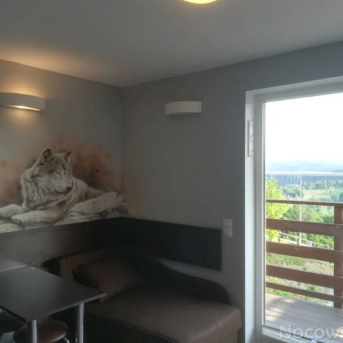 Pokój 2-osobowy z tarasem z widokiem na jezioro (możliwa dostawka)