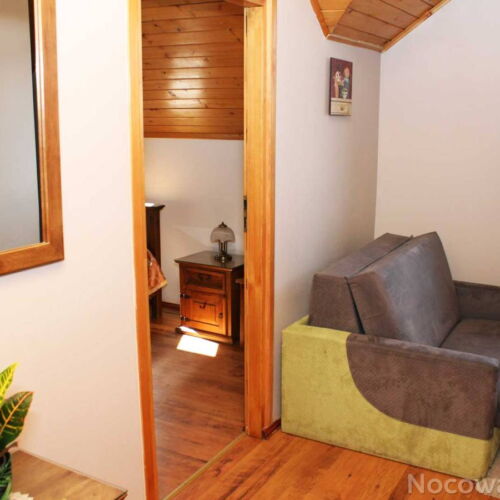 Pokój 3-osobowy z dostępem do ogrodu z widokiem na góry