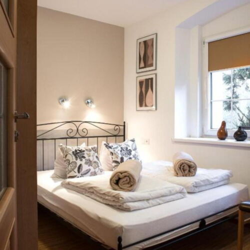 Apartament 5-osobowy z prysznicem z dostępem do ogrodu z 3 pomieszczeniami sypialnianymi