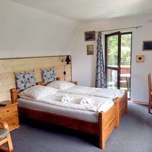 Apartman s balkónem s vlastní kuchyňkou pro 6 os. se 2 ložnicemi