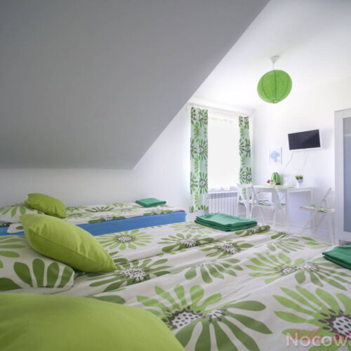 Pokoj s koupelnou pro 3 os. s výhledem do zahrady