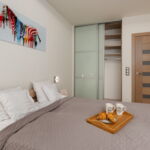 1-Zimmer-Apartment für 4 Personen mit Klimaanlage und Aussicht auf die Berge