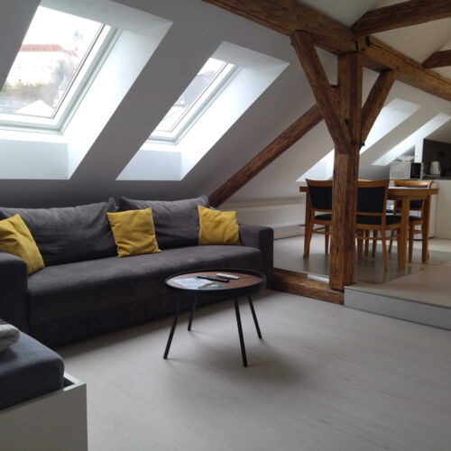 Apartman se sprchou s vlastní kuchyňkou pro 6 os. se 3 ložnicemi