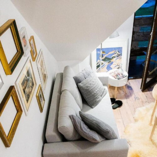 Apartament 4-osobowy Przyjazny podróżom rodzinnym z widokiem na góry z 2 pomieszczeniami sypialnianymi