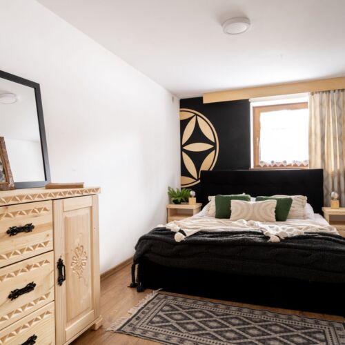 Domek całoroczny 5-osobowy z tarasem z dostępem do ogrodu