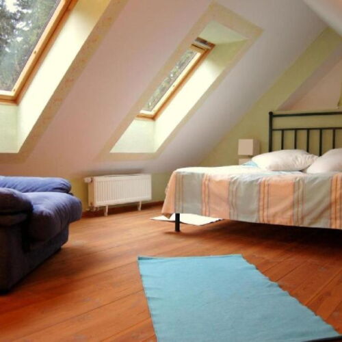 Apartament 5-osobowy z łazienką z widokiem na ogród z 2 pomieszczeniami sypialnianymi