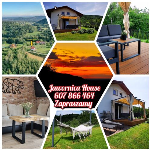 Domek całoroczny 5-osobowy z widokiem na las z panoramą