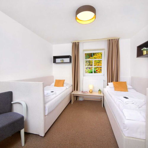 Rodinný pokoj č. 3+4 (2 ložnice)