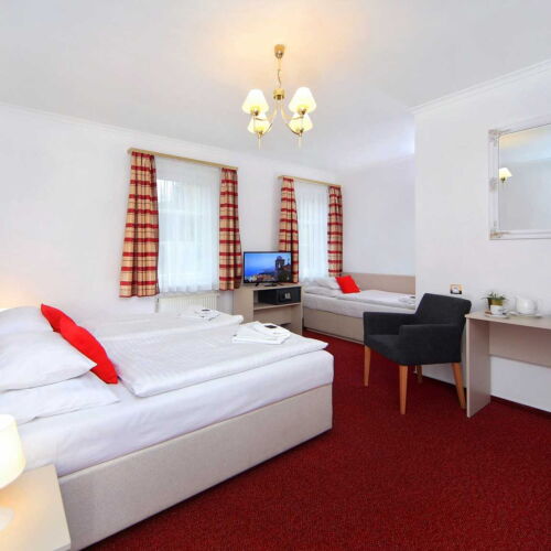 Luxusní třílůžkový pokoj č. 104