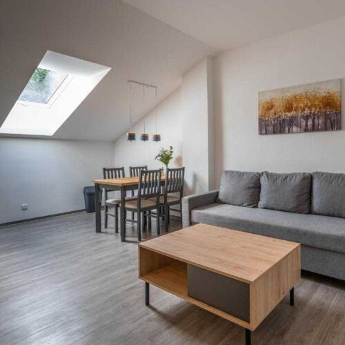 Apartman se sprchou s privátní koupelnou mimo apartmán pro 2 os. (s možností přistýlky)