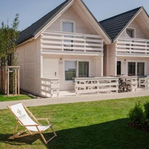 Domek drewniany 9-osobowy cały dom z widokiem na dziedziniec