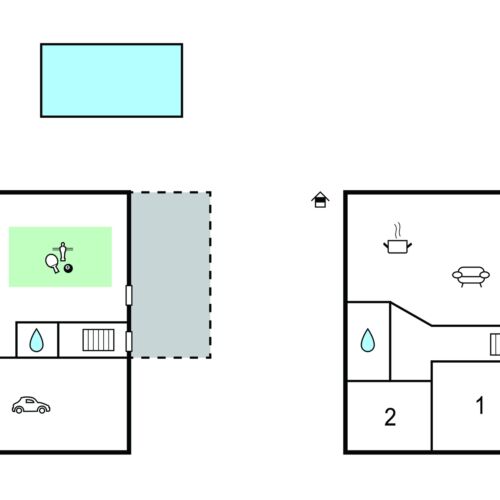 Summer House for 3 Persons