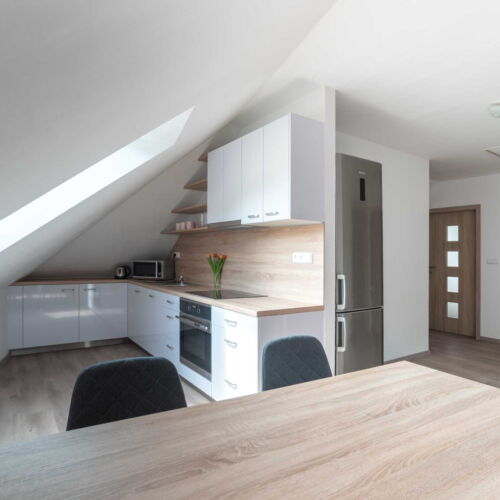 Apartament cu duș cu chicinetă proprie pentru 6 pers. (se poate solicita pat suplimentar)