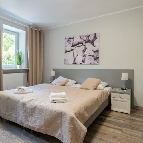 Apartament 4-osobowy Przyjazny podróżom rodzinnym z widokiem na góry z 2 pomieszczeniami sypialnianymi