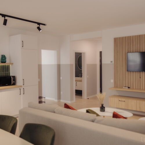 Business 2-Room Apartment for 4 Persons