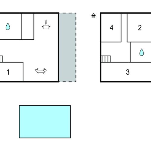 Casă de vară pentru 10 pers. (se inchirieaza doar integral)