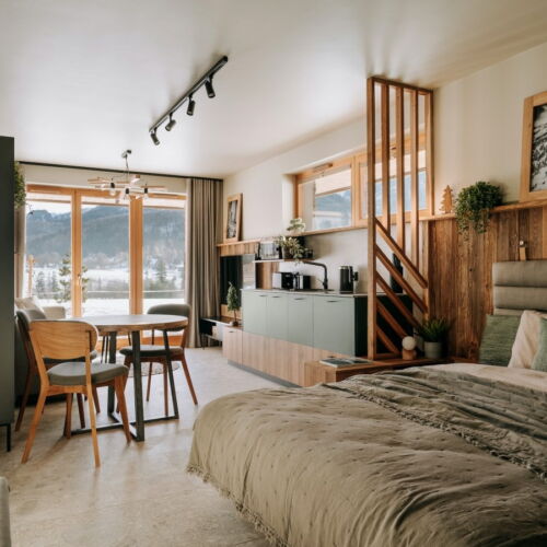 Apartament 4-osobowy z 1 pomieszczeniem sypialnianym