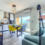 Design 2-Zimmer-Apartment für 4 Personen mit Terasse