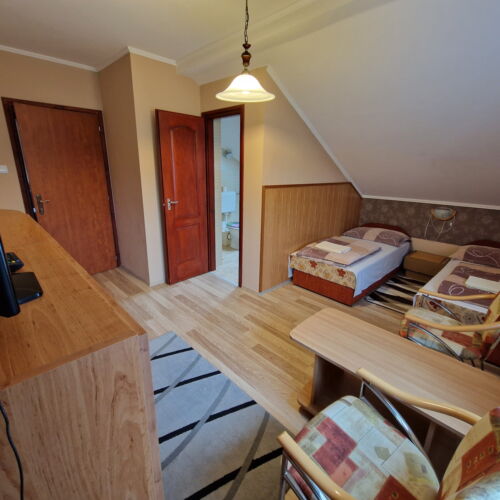 Pokój 2-osobowy z łazienką tV z płaskim ekranem