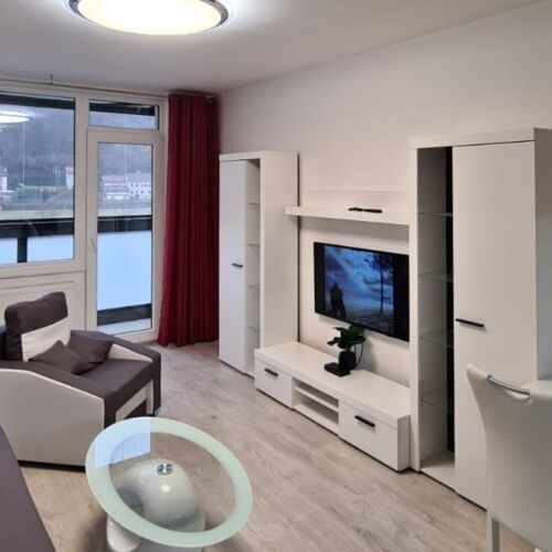 Apartman s balkónem se sprchou pro 2 os. s 1 ložnicí