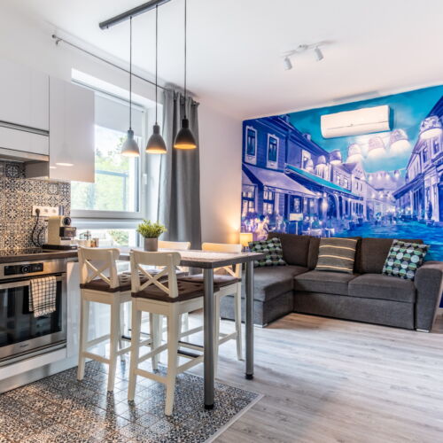 Apartament 4-osobowy Romantyczny z panoramą z 2 pomieszczeniami sypialnianymi