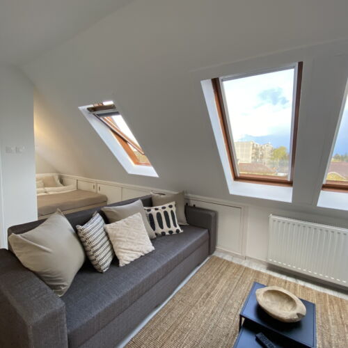 Apartman s klimatizací pro 4 os. se 2 ložnicemi s výhledem na park