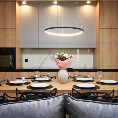 Apartament 6-osobowy z widokiem na ogród z 3 pomieszczeniami sypialnianymi