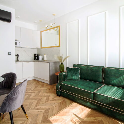 Apartament 4-osobowy Studio z widokiem na dziedziniec z 2 pomieszczeniami sypialnianymi