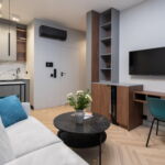 Bronze 3-Zimmer-Apartment für 6 Personen mit Aussicht auf den Hof