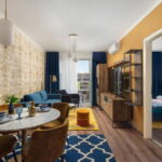 Penthouse 1-Zimmer-Apartment für 2 Personen mit Balkon