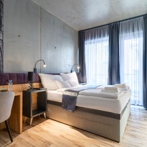 Camera twin standard cu balcon