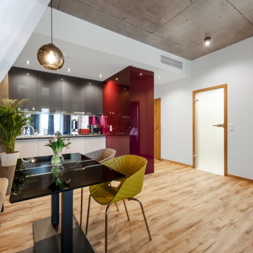 Apartament deluxe cu balcon cu 2 camere pentru 4 pers.