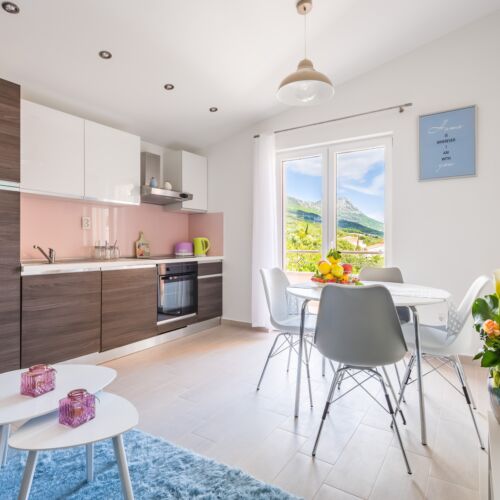 Apartament 4-osobowy z klimatyzacją z widokiem na morze z 1 pomieszczeniem sypialnianym A-19740-b