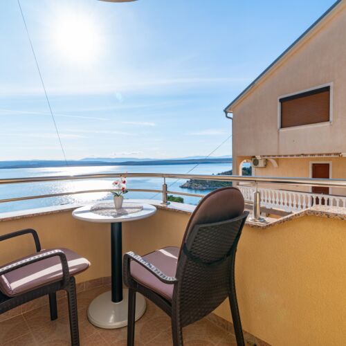 Sea View 1-Room Air Conditioned Apartment for 3 Persons AS-19997-f