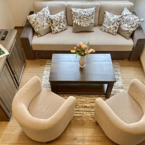 Pokoj se sprchou  s manželskou postelí (s možností přistýlky)