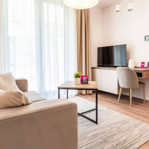 Apartament 4-osobowy z 1 pomieszczeniem sypialnianym