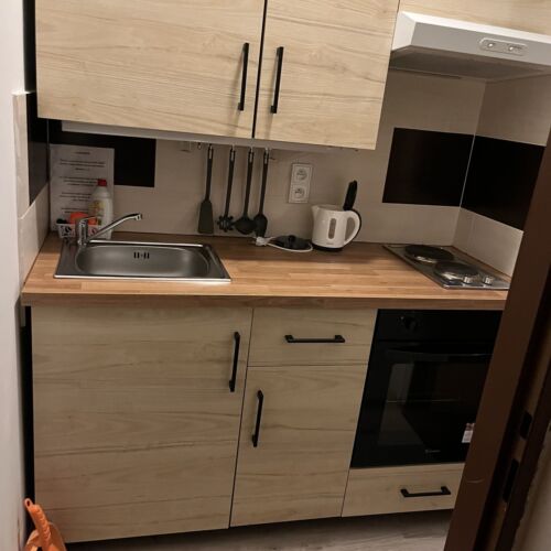 2-Room Apartment for 5 Persons with Shower and Kitchenette