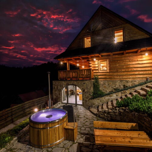 Domek całoroczny 14-osobowy cały dom z widokiem na góry