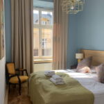 Romantik Apartman s manželskou postelí s 1 ložnicí s výhledem na město