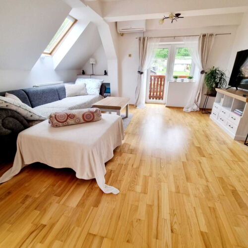 Apartman se sprchou s privátní koupelnou mimo apartmán pro 5 os. se 2 ložnicemi (s možností přistýlky)