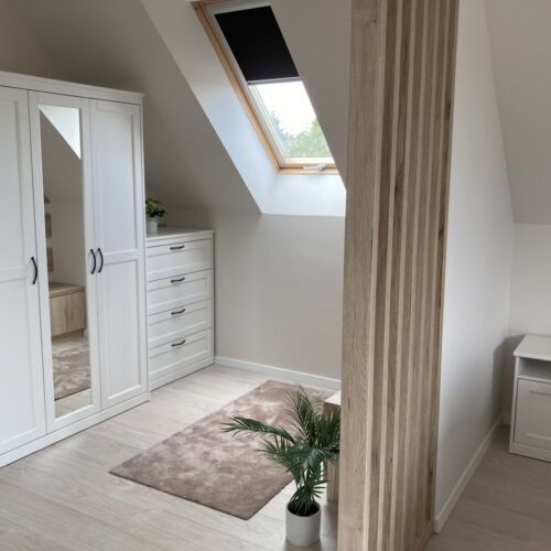 Apartman s manželskou postelí s 1 ložnicí s výhledem na jezero na poschodí