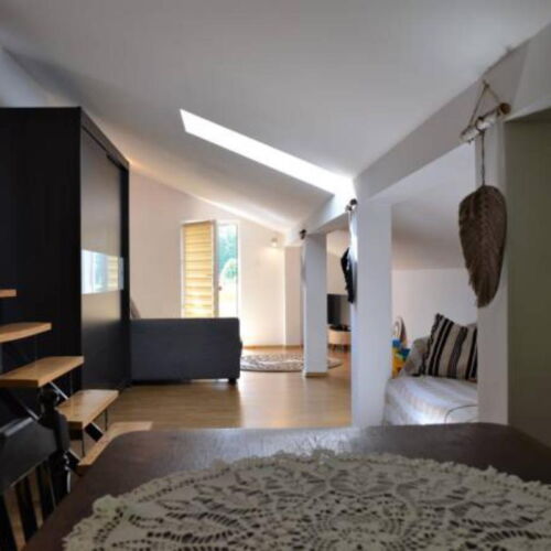 Garden View Mansard 1-Room Apartment for 2 Persons