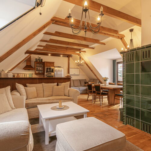 Apartman se sprchou s vlastní kuchyňkou pro 5 os. (s možností přistýlky)