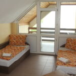 Mansard 1-Room Apartment for 3 Persons with Kitchenette