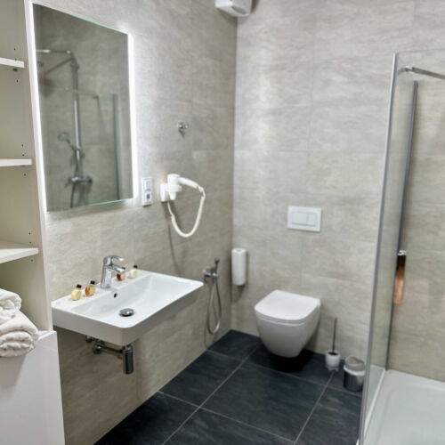 Pokoj se sprchou s klimatizací pro 2 os.