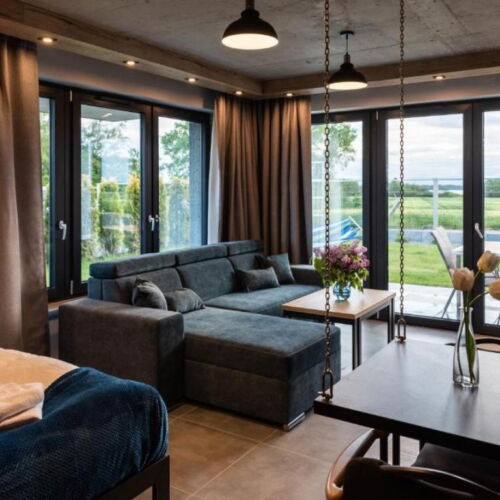 Erdgeschosses 1-Zimmer-Apartment für 2 Personen mit Terasse