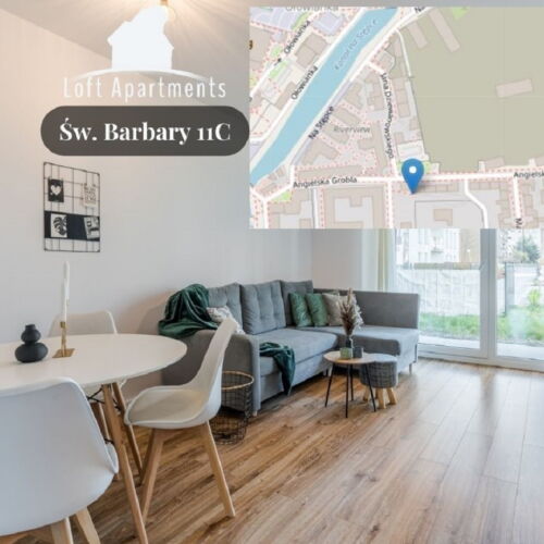 Apartament 4-osobowy na parterze z 2 pomieszczeniami sypialnianymi